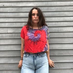Tye Dye Crop Boxy Top